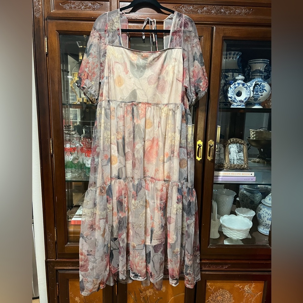 H&M floral Tiered Sundress